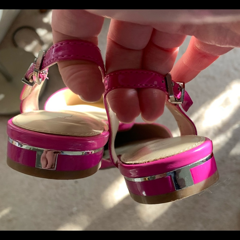 Aldo suede and leather fuchsia flats - Picture 3 of 7